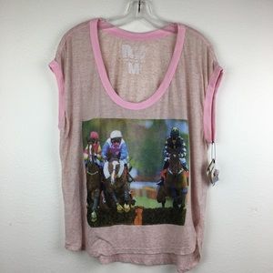 Rebel yell horse riding Graphic  tee